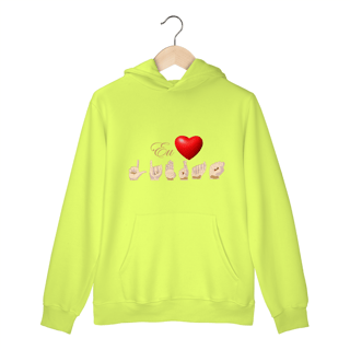 Nome do produto Moletom Canguru Libras Coração