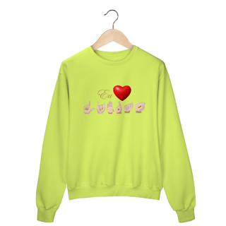 Nome do produto Moletom Fechado Libras Coração