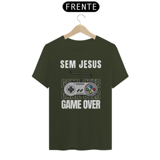 Nome do produto T-Shirt Prime Sem Jesus é Game Over