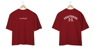 Nome do produto Oversized Provérbios 3:5