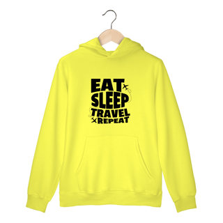 Nome do produto Moletom Eat, Sleep, Travel, Repeat