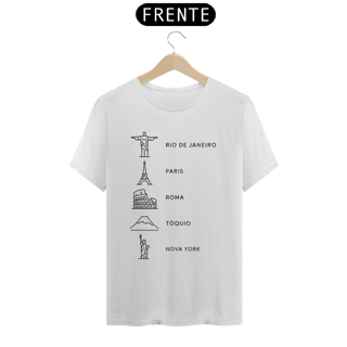 Nome do produto Camiseta Lugares do Mundo Quality