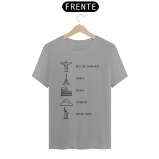 Nome do produto Camiseta Lugares do Mundo Quality