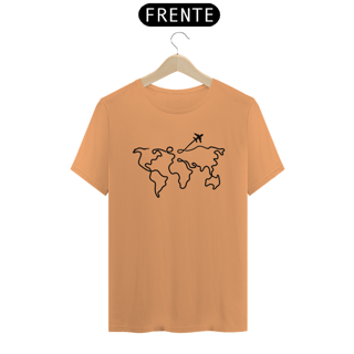 Nome do produto Camiseta Mapa Mundi Minimalista Estonada