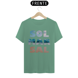 Nome do produto Camiseta Sol, Mar, Sal Estonada