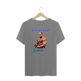 Nome do produto Sim eu uso! Arch Linux T-Shirt Plus Size