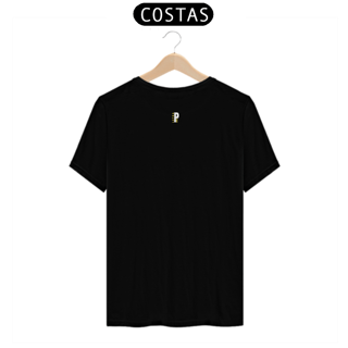 Camiseta Masculina\Unissex Básica Algodão Premium Letra Pê