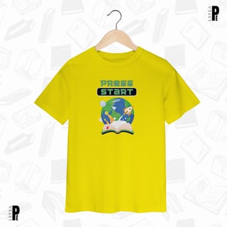 Nome do produtoCamiseta Infantil Press Start (02 a 08)