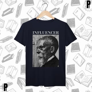 Nome do produtoCamiseta Masculina \ Unissex | Influencer - Machado de Assis