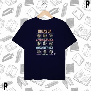 Nome do produto Camiseta Plus Size | Musas da Literatura Brasileira
