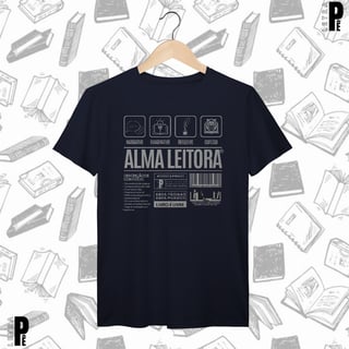 Nome do produtoCamiseta Masculina \ Unissex | Alma Leitora