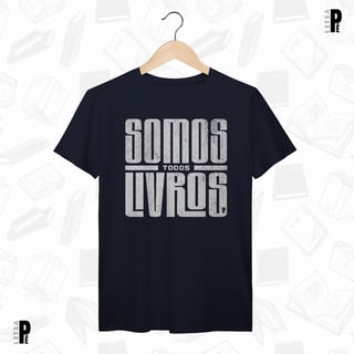 Nome do produtoCamiseta Masculina \ Unissex | Somos todos livros