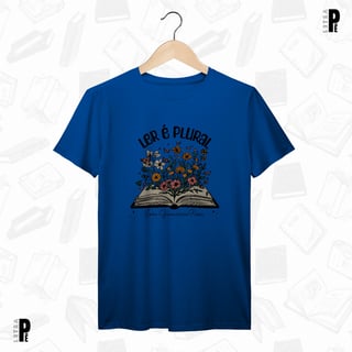 Camiseta Masculina \ Unissex | Ler é Plural - João Guimarães Rosa