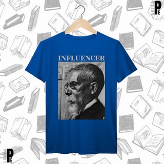 Nome do produtoCamiseta Masculina \ Unissex | Influencer - Machado de Assis