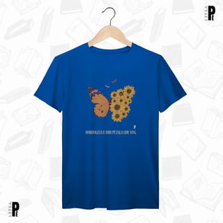Nome do produtoCamiseta Masculina \ Unissex | Borboleta - Clarice Lispector