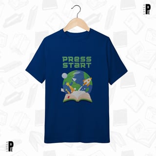 Nome do produtoCamiseta Infantil Press Start (10 a 14)
