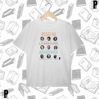 Nome do produto Camiseta Plus Size | Musas da Literatura Brasileira