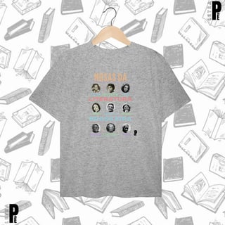 Nome do produto Camiseta Plus Size | Musas da Literatura Brasileira