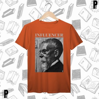 Nome do produtoCamiseta Masculina \ Unissex | Influencer - Machado de Assis