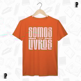 Nome do produtoCamiseta Masculina \ Unissex | Somos todos livros