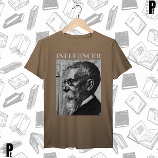 Nome do produtoCamiseta Masculina \ Unissex | Influencer - Machado de Assis