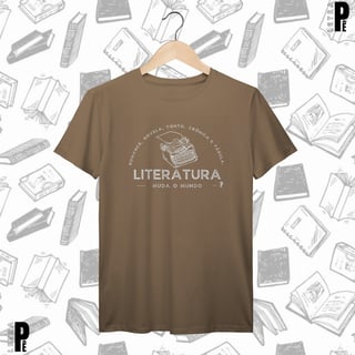 Nome do produtoCamiseta Masculina | Literatura muda o mundo