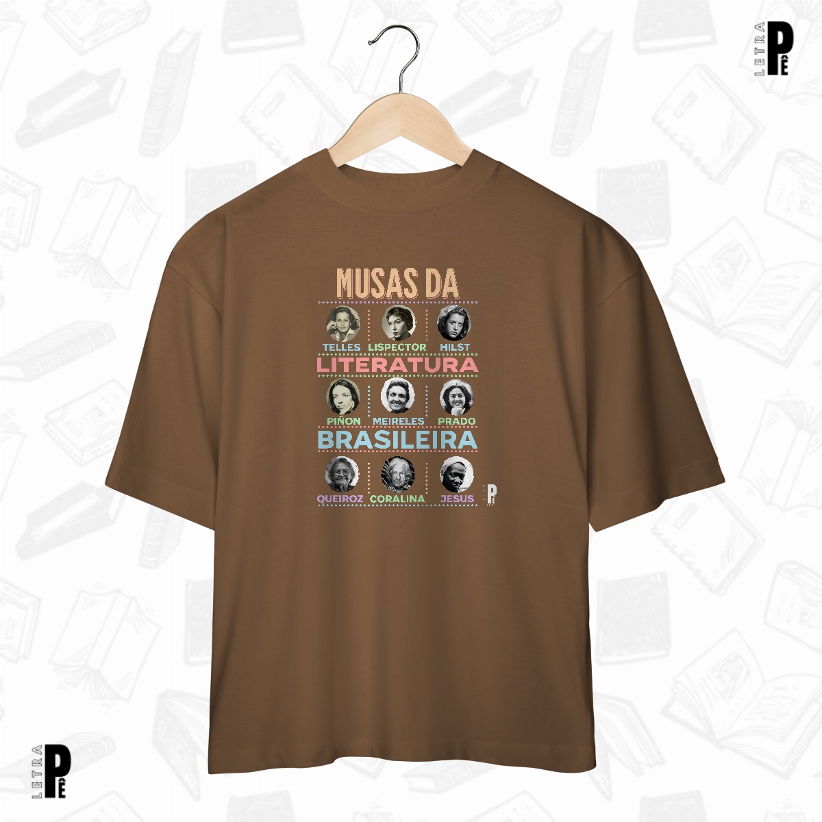 Nome do produto: Camiseta Oversized | Musas da Literatura Brasileira