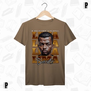 Nome do produtoCamiseta Masculina \ Unissex | Escritor Visceral - Lima Barreto