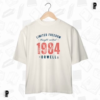 Nome do produtoCamiseta Oversized | 1984 - Limited Freedom - George Orwell