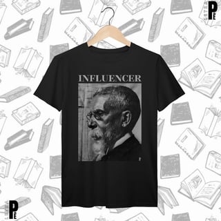 Camiseta Masculina | Influencer - Machado de Assis