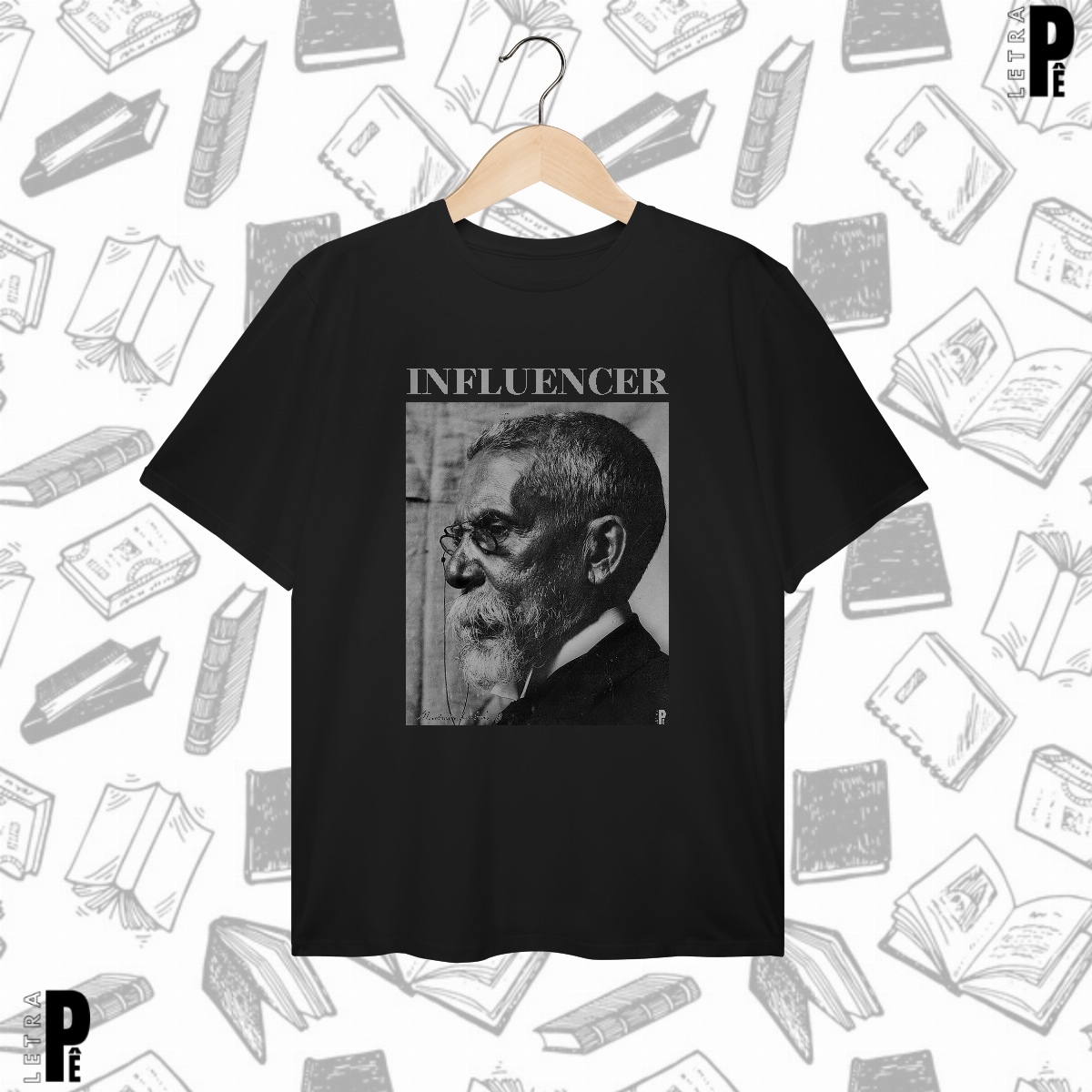 Nome do produto: Camiseta Plus Size | Influencer - Machado de Assis