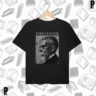 Nome do produto Camiseta Plus Size | Influencer - Machado de Assis