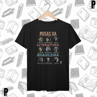 Camiseta Masculina | Musas da Literatura Brasileira