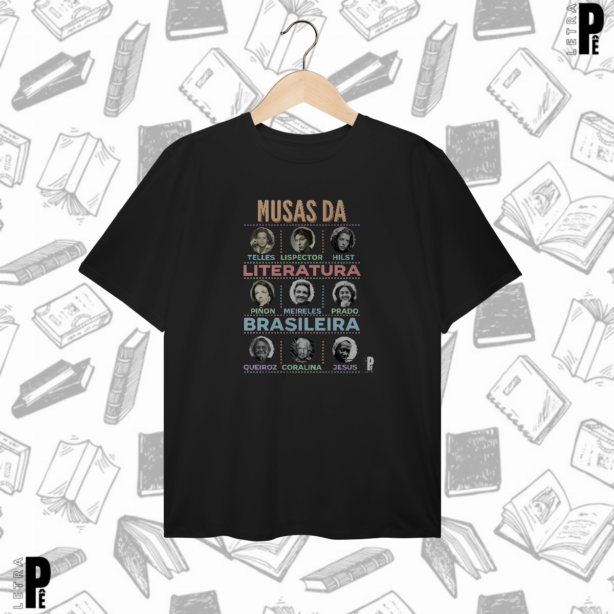 Nome do produto: Camiseta Plus Size | Musas da Literatura Brasileira