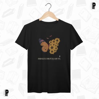 Camiseta Masculina \ Unissex | Borboleta - Clarice Lispector
