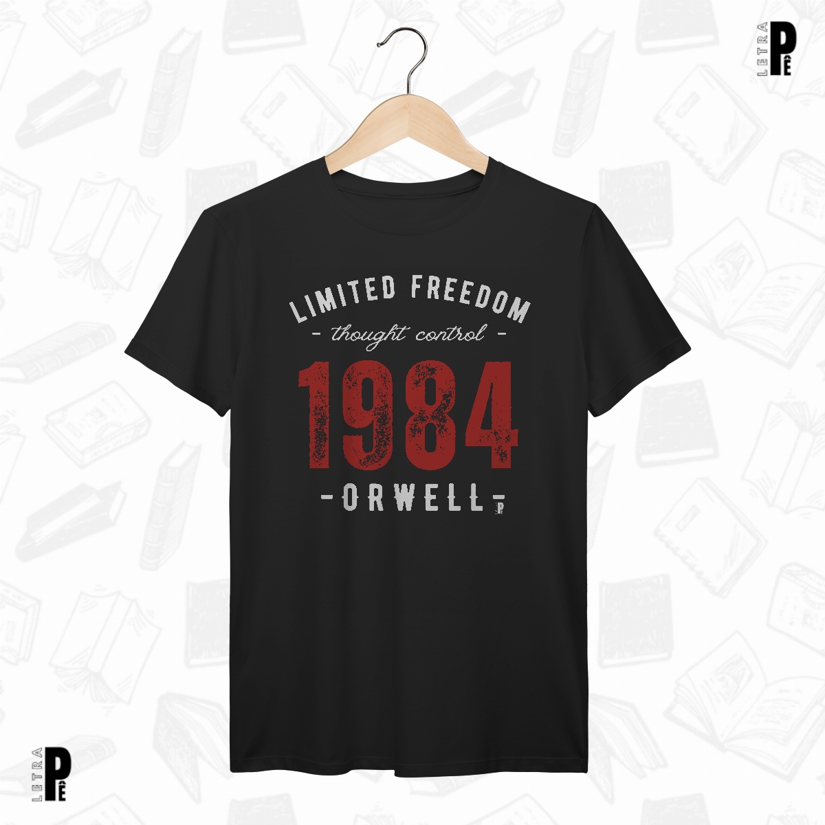 Camiseta Masculina \\ Unissex | 1984 - Limited Freedom - George Orwell Nome do produto: Camiseta Masculina \\ Unissex | 1984 - Limited Freedom - George Orwell