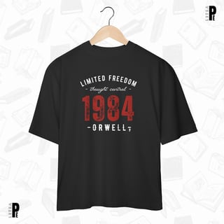 Nome do produtoCamiseta Oversized | 1984 - Limited Freedom - George Orwell