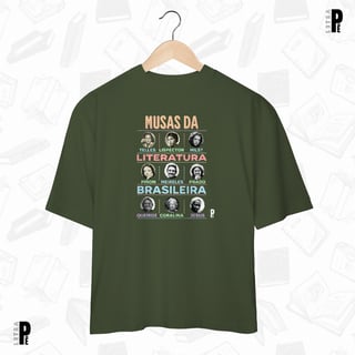 Nome do produto Camiseta Oversized | Musas da Literatura Brasileira