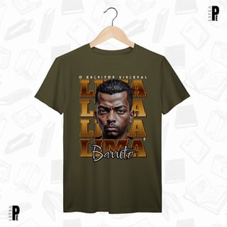 Nome do produtoCamiseta Masculina \ Unissex | Escritor Visceral - Lima Barreto
