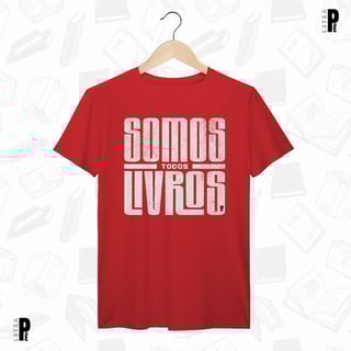 Nome do produtoCamiseta Masculina \ Unissex | Somos todos livros