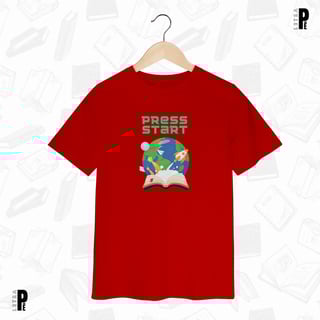 Nome do produtoCamiseta Infantil Press Start (02 a 08)