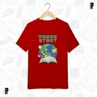 Nome do produtoCamiseta Infantil Press Start (10 a 14)