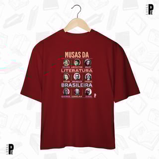 Nome do produto Camiseta Oversized | Musas da Literatura Brasileira