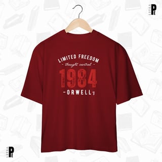 Nome do produtoCamiseta Oversized | 1984 - Limited Freedom - George Orwell
