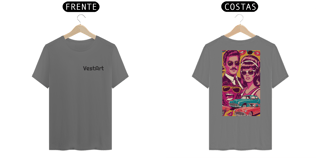 Nome do produto Camiseta Slim, Retro pop Art