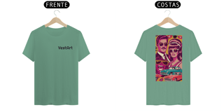 Nome do produto Camiseta Slim, Retro pop Art