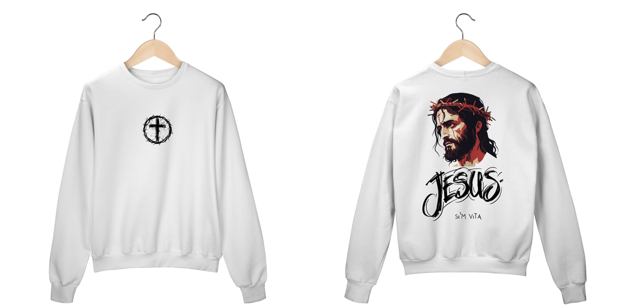 Nome do produto: Moletom Jesus 