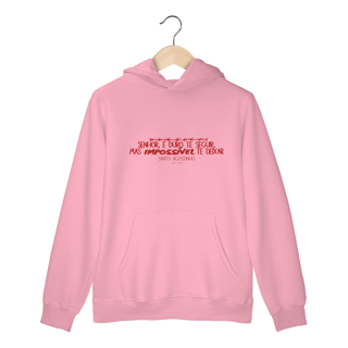 Nome do produto Moletom Canguru  Impossível Te Deixar