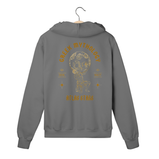 Nome do produto Blusa de moletom com ziper- Greek Mythology