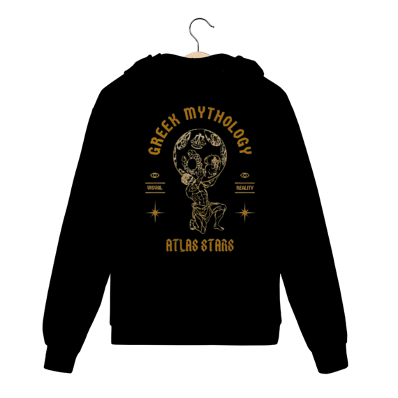 Blusa de moletom com ziper- Greek Mythology
